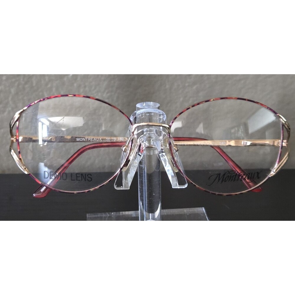 Montreaux Cara Pink Gold Eyeglasses Frames 56-19-140 mm Womens Glasses Eyewear
